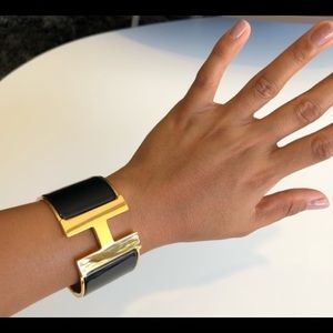 Hermes Clic Clac extra wide Blk/Gold  size PM